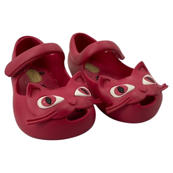 Mini Melissa Ultragirl II shoes 6 Cheshire Cat toddler youth slip on mary jane - Picture 2 of 8